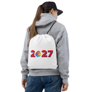 Rose Parade Drawstring Bag