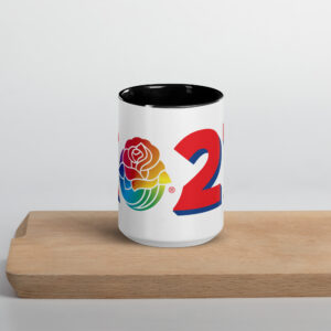 Rose Parade Mug with Color Inside