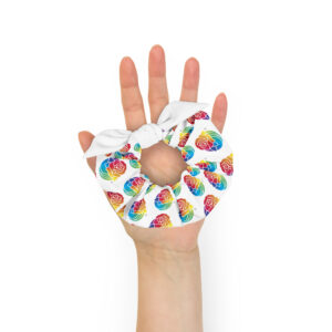 Rose Parade Recycled Scrunchie