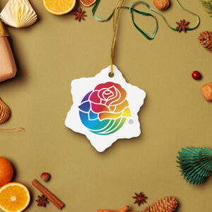 Rose Parade Ceramic Ornament